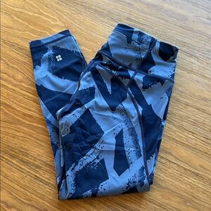 Sweaty Betty Power blue on blue leggings